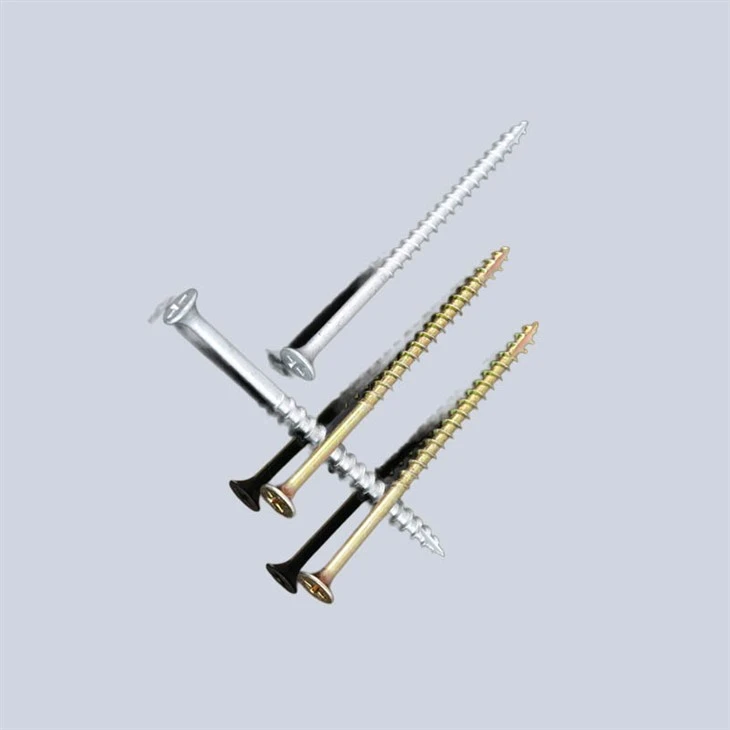 Flat Head with Dramond Nibs and Saw Thread Chipboard Screw