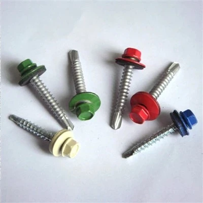 Color Painted Hex Head Self Drilling Screw