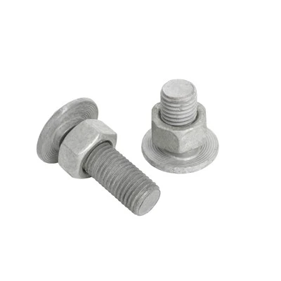 HDG Guard Rail Splice Bolts And Nuts For Highway Barrier Protection