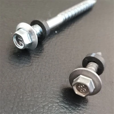 Hex Flange Drill Tail With EPDM Washer Self Tapping Screw