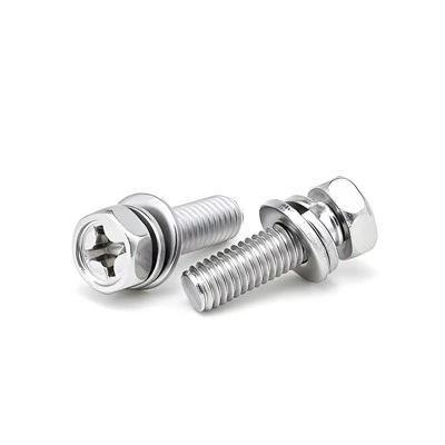 Hex Head Phil Recessed Washers Machine Screw 316 Stainless Steel Sems Screw