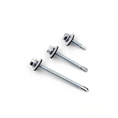 Hex Washer Head Self-Drilling Screws With EPDM Washer