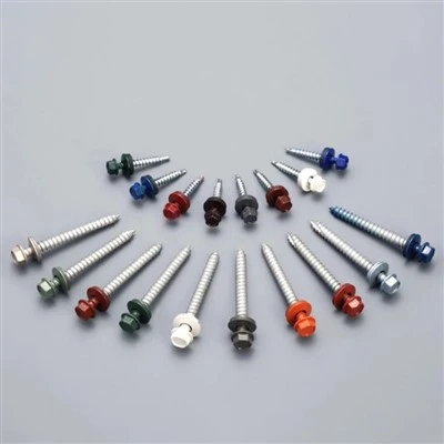Painted Head Hex Washer Head Self Drilling Screw and Tapping Screws