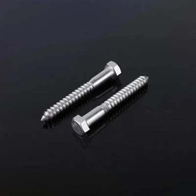 SS Hex Head Wood Screw