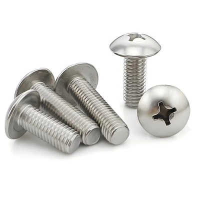 SS316 Mushroom Head Cross Machine Screws
