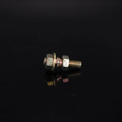 Wheel Hub Bolts And Nuts Yellow Zinc Plated